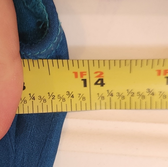 Womens Blue Maxi Dance Wear Dress Competitive Dance Size XL #QQ1039 - Picture 8 of 10